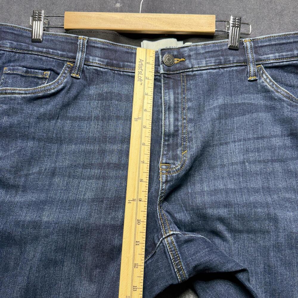 SONOMA Goods For Life Jeans Womens 20W Blue High Rise Skinny Stretch Dark Denim - Picture 4 of 11